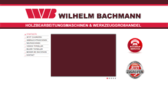 Desktop Screenshot of maschinen-bachmann.de